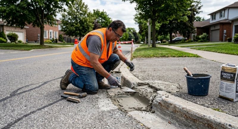Concrete Curbing Repair in Des Moines, IA