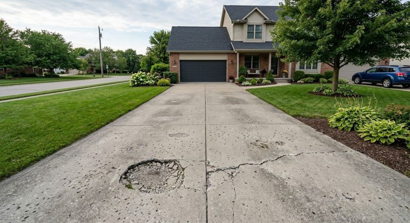 Concrete Driveway Patching in Corpus Christi, TX