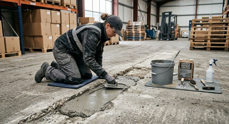 Concrete Floor Repair in West Des Moines, IA