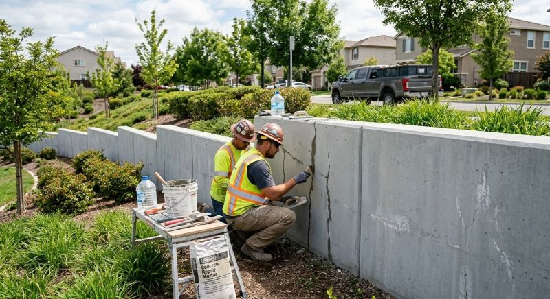 Concrete Wall Repair in Corpus Christi, TX