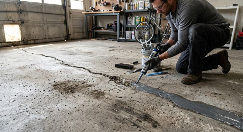 Garage Crack Repair in Des Moines, IA