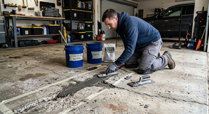 Garage Floor Repair in Des Moines, IA