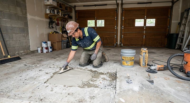 Garage Floor Repair in West Des Moines, IA