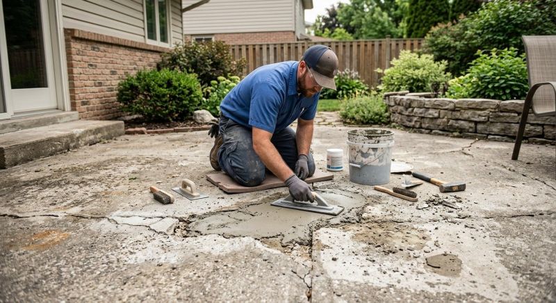 Patio Repair in West Des Moines, IA