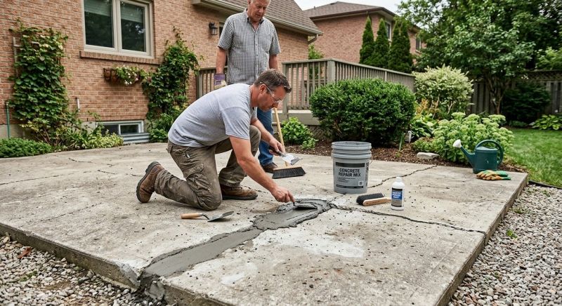 Patio Slab Repair in Des Moines, IA