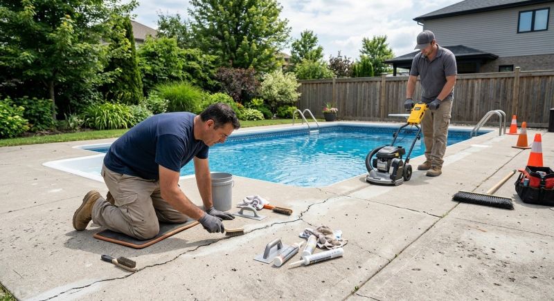 Pool Patio Maintenance in West Des Moines, IA