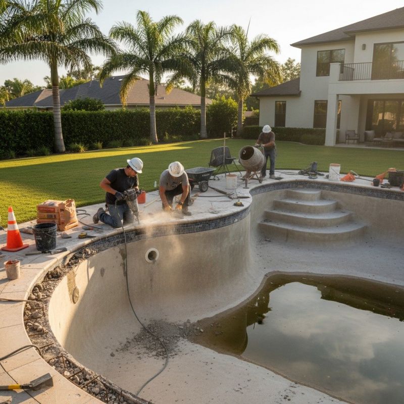 Pool Area Resurfacing