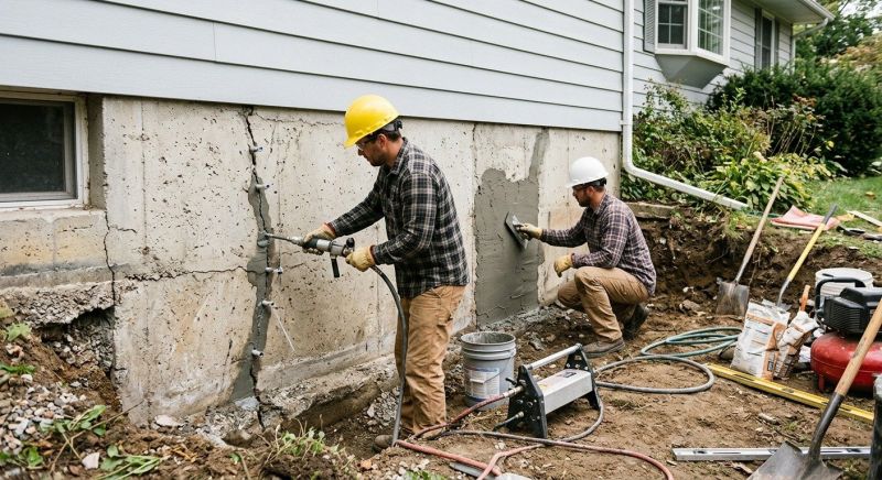 Basement Crack Repair in Sarasota, FL