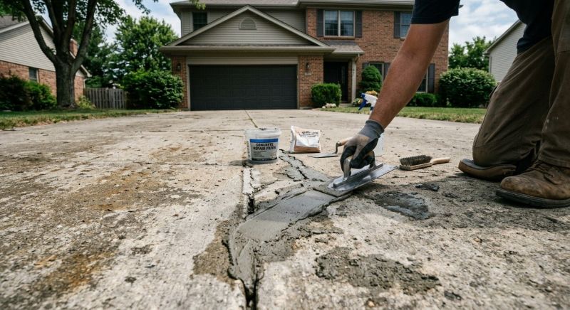 Cement Driveway Repair in Corpus Christi, TX