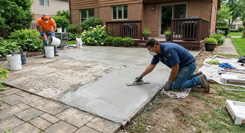 Cement Resurfacing in West Des Moines, IA