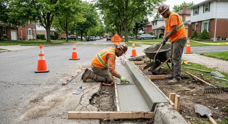 Concrete Curbing Repair in Corpus Christi, TX