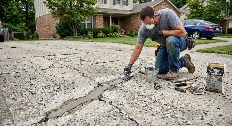 Concrete Driveway Repair in Corpus Christi, TX