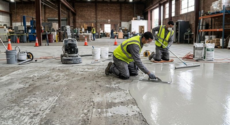 Concrete Floor Refinishing in West Des Moines, IA