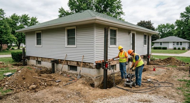 Concrete Foundation Leveling in Columbus, OH