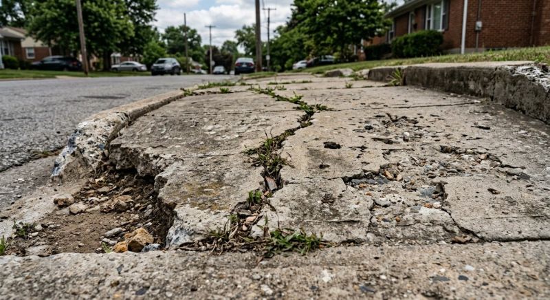 Concrete Sidewalk Repair in Des Moines, IA