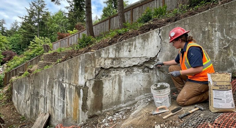 Concrete Wall Repair in Corpus Christi, TX