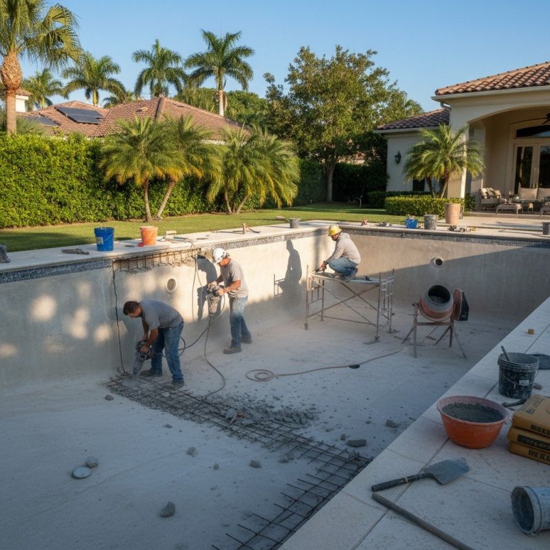 Pool Area Resurfacing