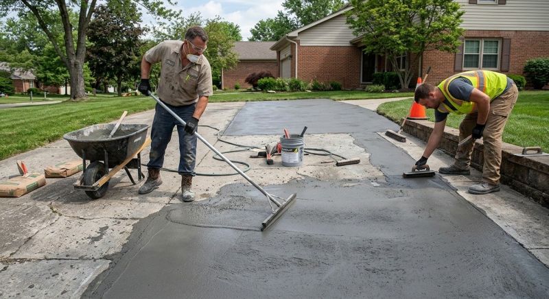 Garage Concrete Resurfacing in Des Moines, IA