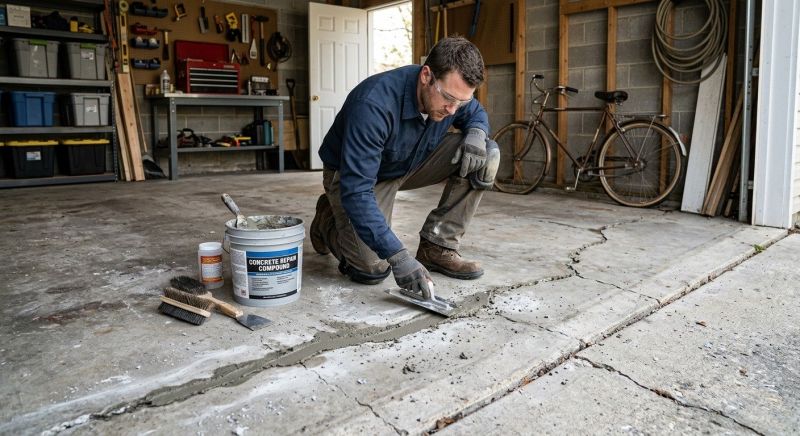 Garage Crack Repair in Miami Dade County, FL