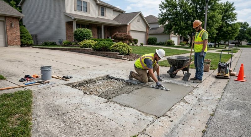 Parking Slab Repair in West Des Moines, IA