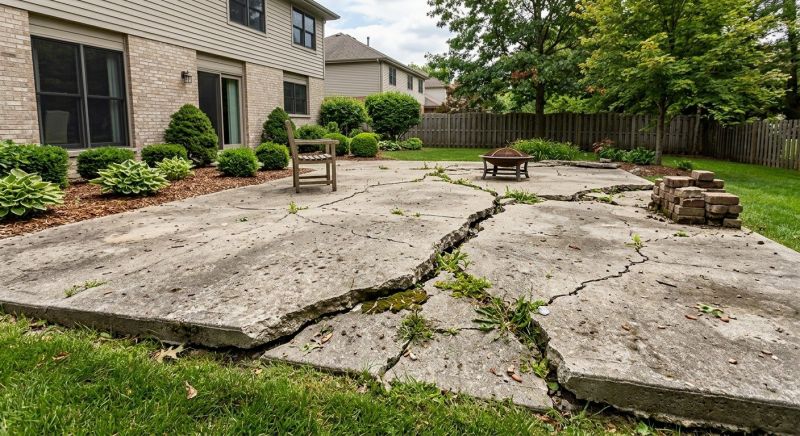 Patio Concrete Repair in Corpus Christi, TX