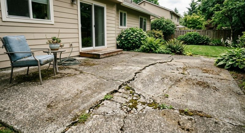 Patio Slab Repair in Des Moines, IA