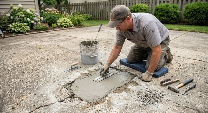 Patio Slab Repair in Albany, NY