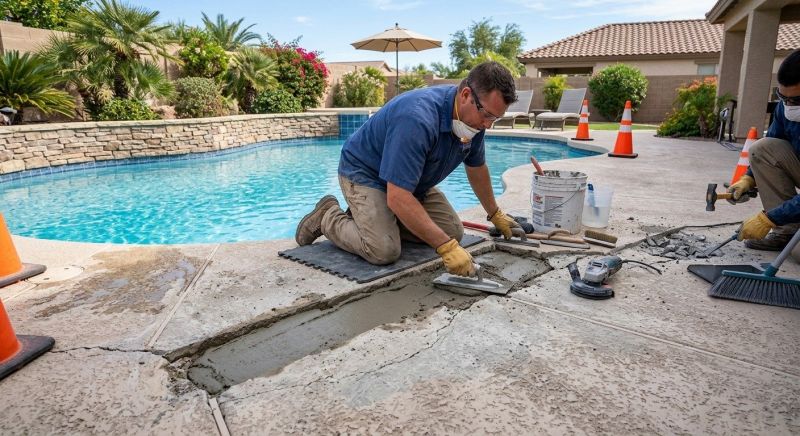Pool Deck Repair in Des Moines, IA