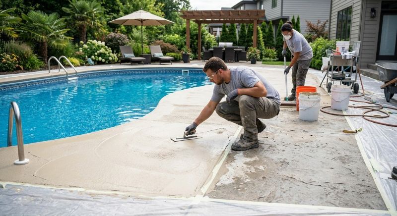 Pool Deck Resurfacing in Corpus Christi, TX